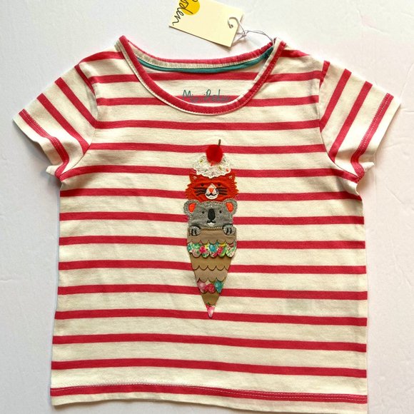 NWT Mini Boden RARE Ice Cream T-Shirt - Picture 1 of 4